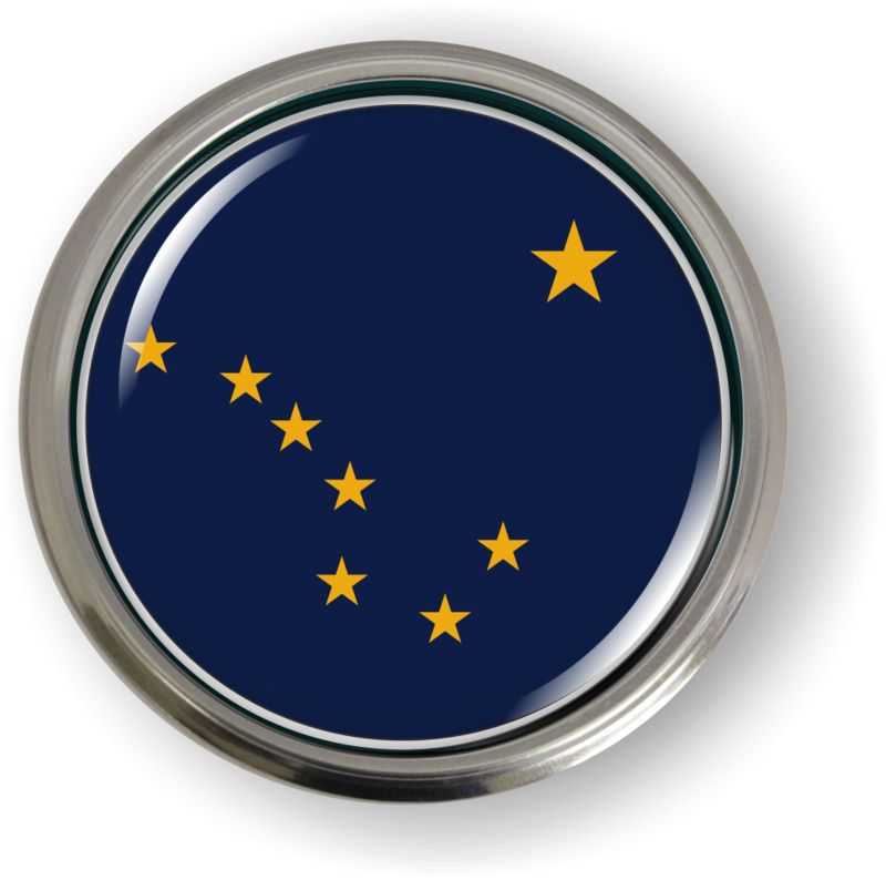 Alaska - State Flag Emblem Alaska - State Flag Emblem